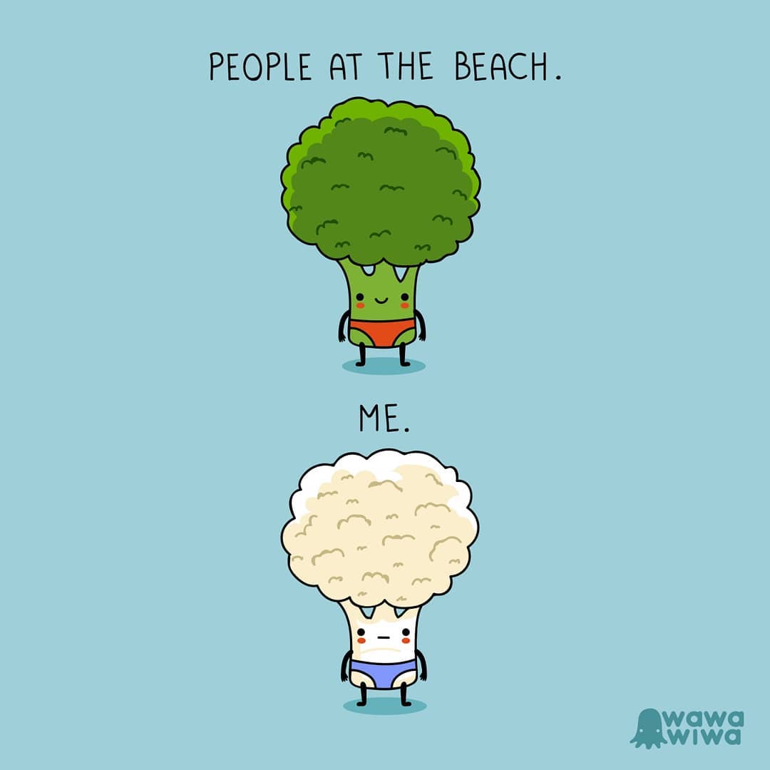 comic about broccoli