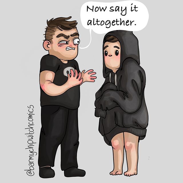 comics of a man talking to his girlfriend for wearing his hoodie