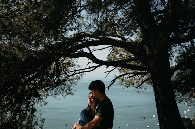 couple hugging each other